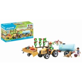 Tractor cu remorca si cisterna de apa